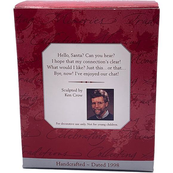 Hallmark Keepsake 1998 CHATTY CHIPMUNK Collectible Christmas Ornament Mint Box - Picture 2 of 6